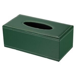 Tissue Box Cover Leather Rectangle Waterproof Napkin Paper Towel Dispenser